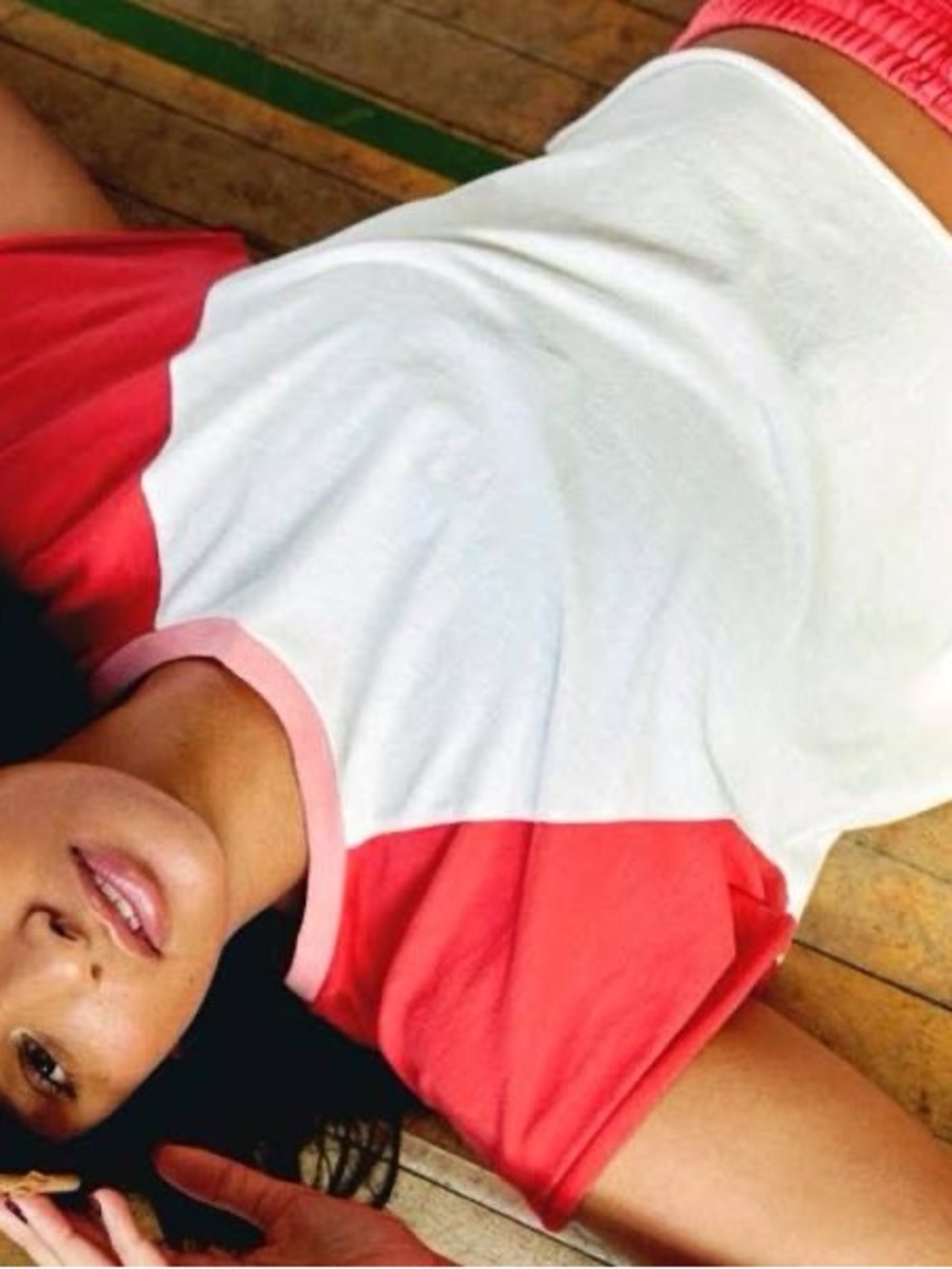 aerie Raglan Short Sleeve Top